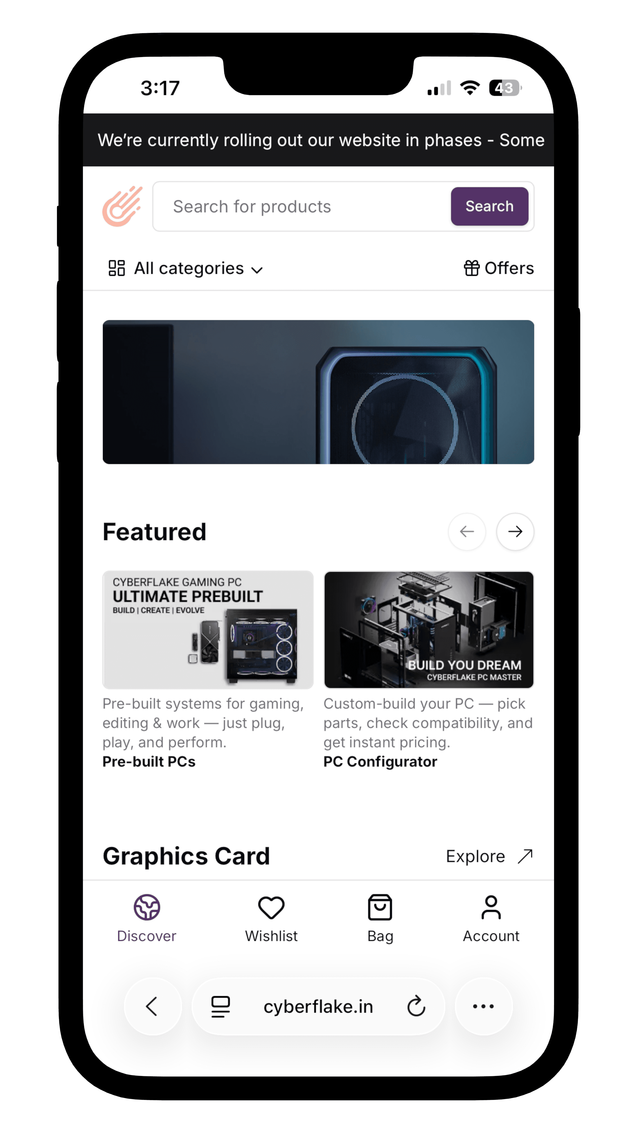 Cyberflake E-Commerce Platform screenshot 2